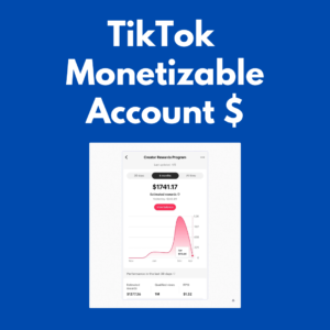 TikTok Monetizable Account $